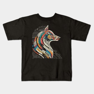 Abstract Dog Art Kids T-Shirt